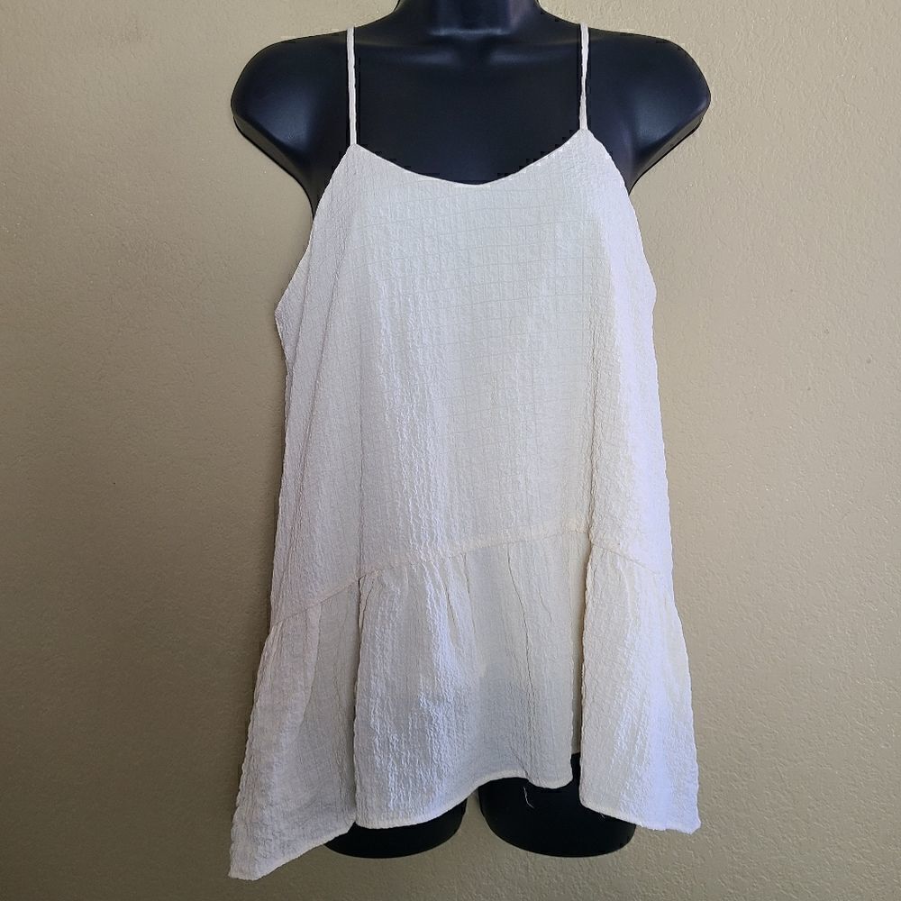 Maisie Peplum Babydoll A-Line Tank Top